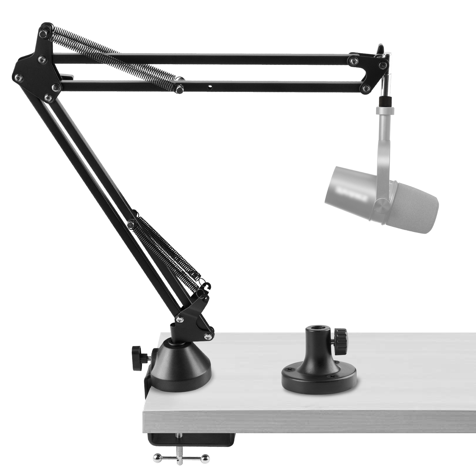 Shure Mic Mv7 - Geekria-Braço Microfone para Criadores, Compatível com