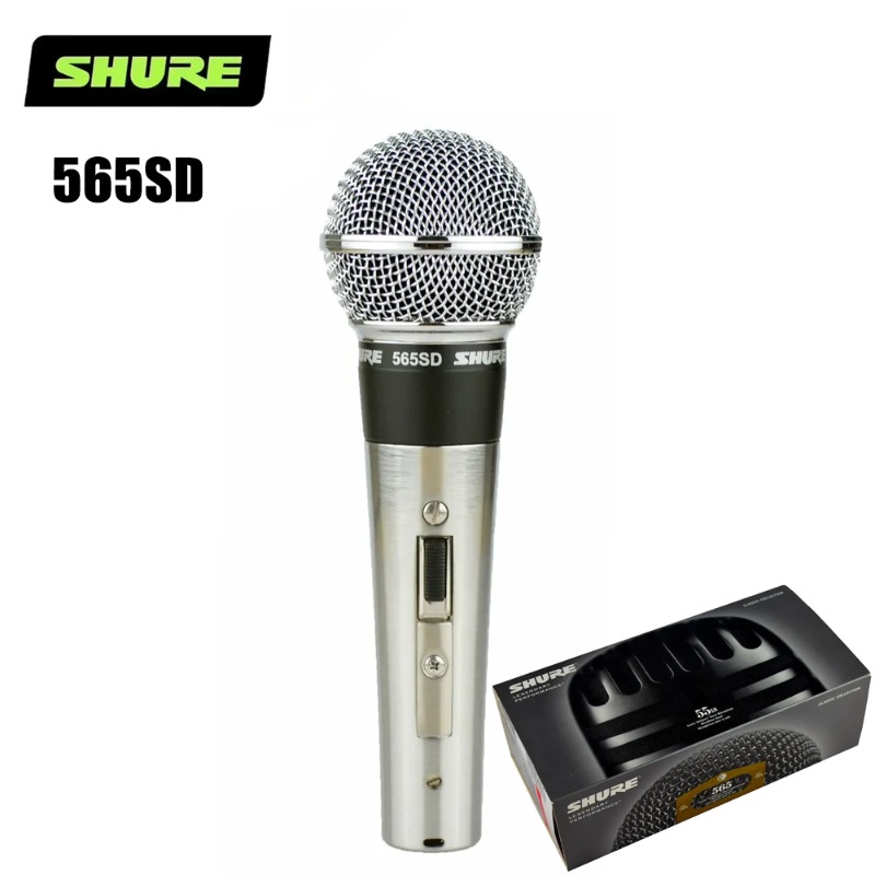 Shure Mic Mv7 - Microfone Dinâmico Clássico Shure SM58 565SD