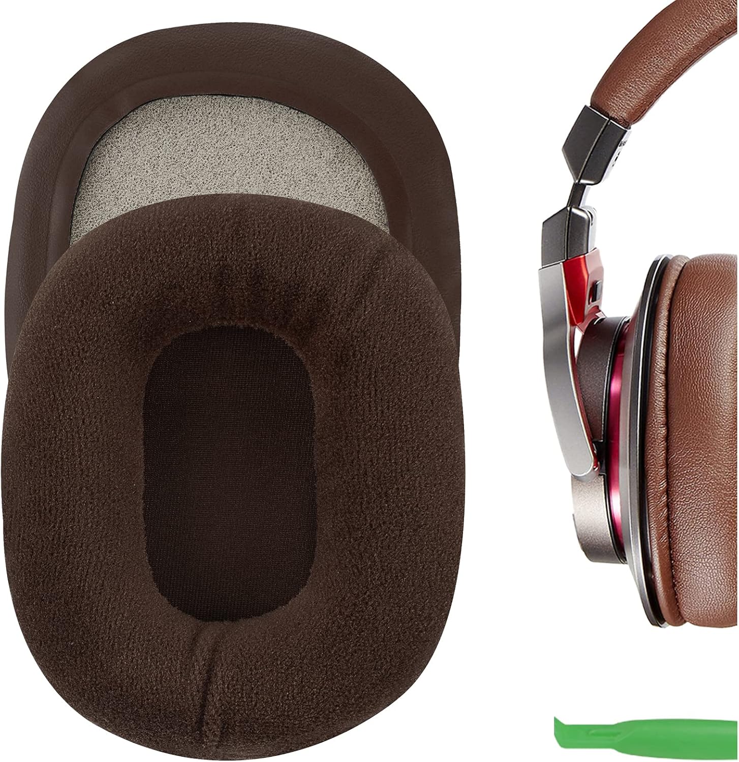 Audio Technica Headphone Ath-M50X - Almofadas de substituição de veludo confortável