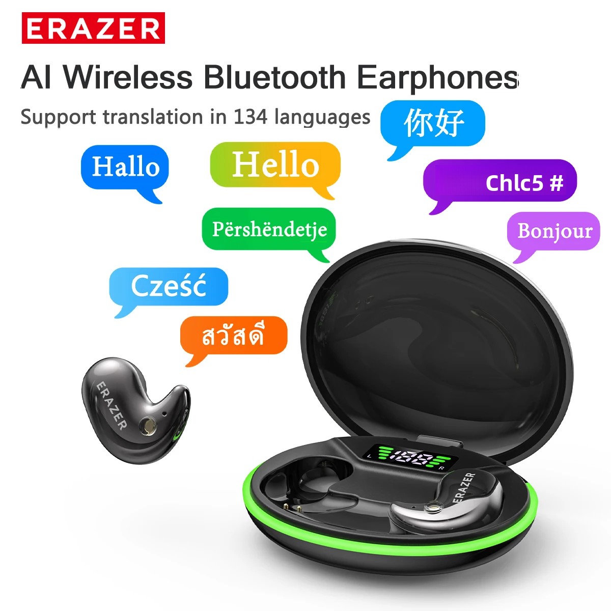 Wireless Earbuds Tws - Fones de Ouvido Bluetooth Intra-auriculares EARZER