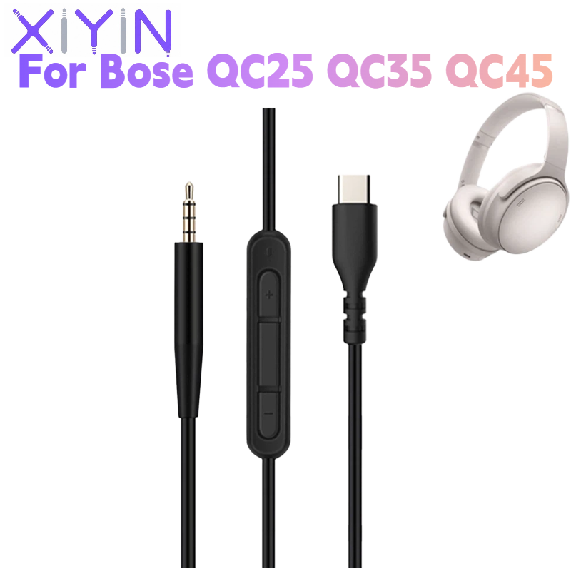 Bose Headphone Qc45 - Cabo de Áudio Substituto de 1,4