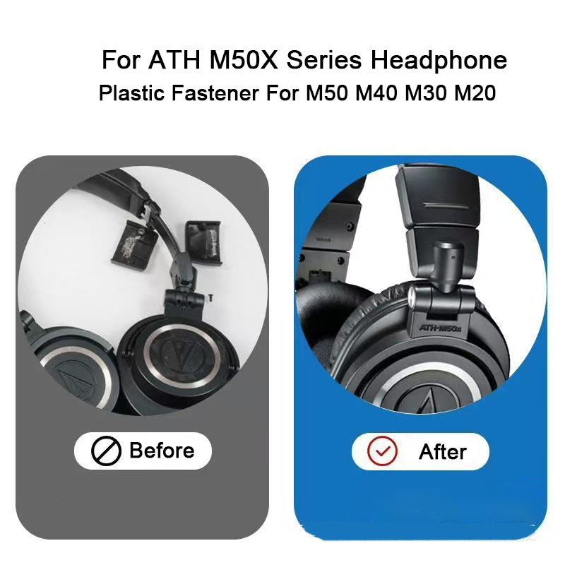 Audio Technica Headphone Ath-M50X - Um novo prendedor de plástico de