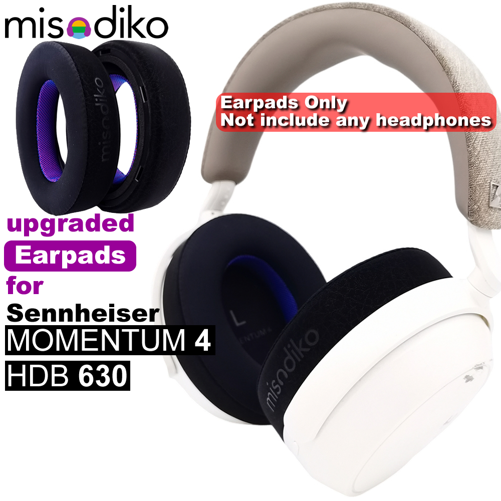 Sennheiser Headphone Momentum 4 - Almofadas de Substituição Aprimoradas Misodiko para