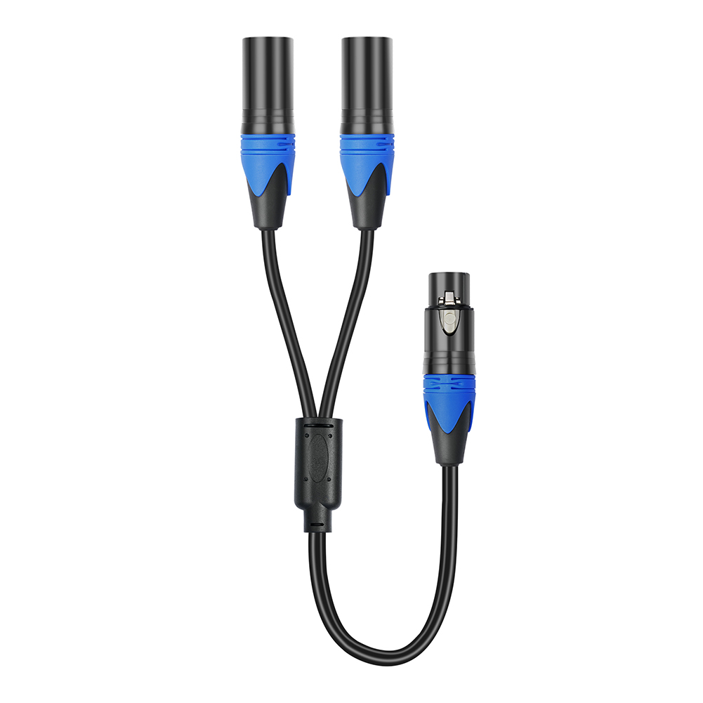 Cabo Divisor XLR Y de 50cm, 1  - Audio Splitter Y avaliação e preço