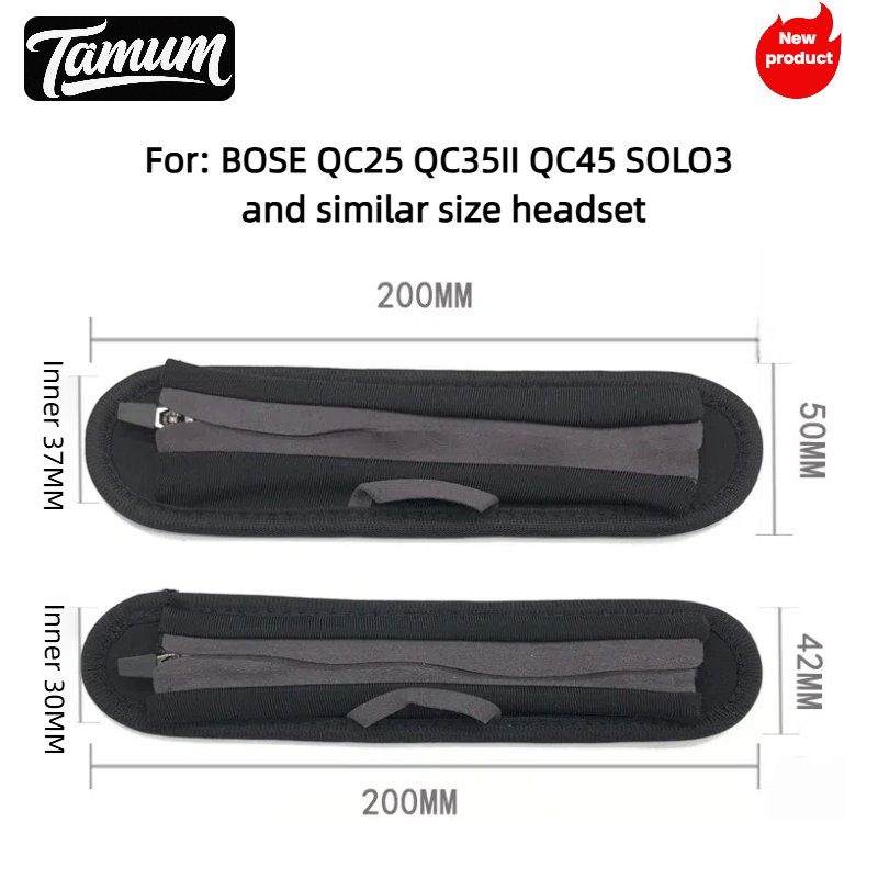Tamum substituição bandana cap - Bose Headphone Qc45 avaliação e preço