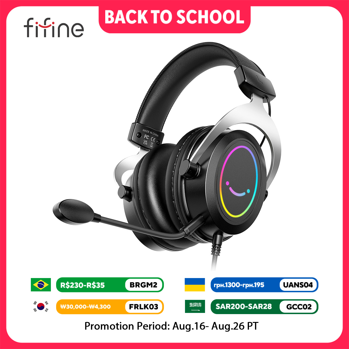 Capacete para jogos FIFINE com - Gaming Headset Rgb avaliação e preço