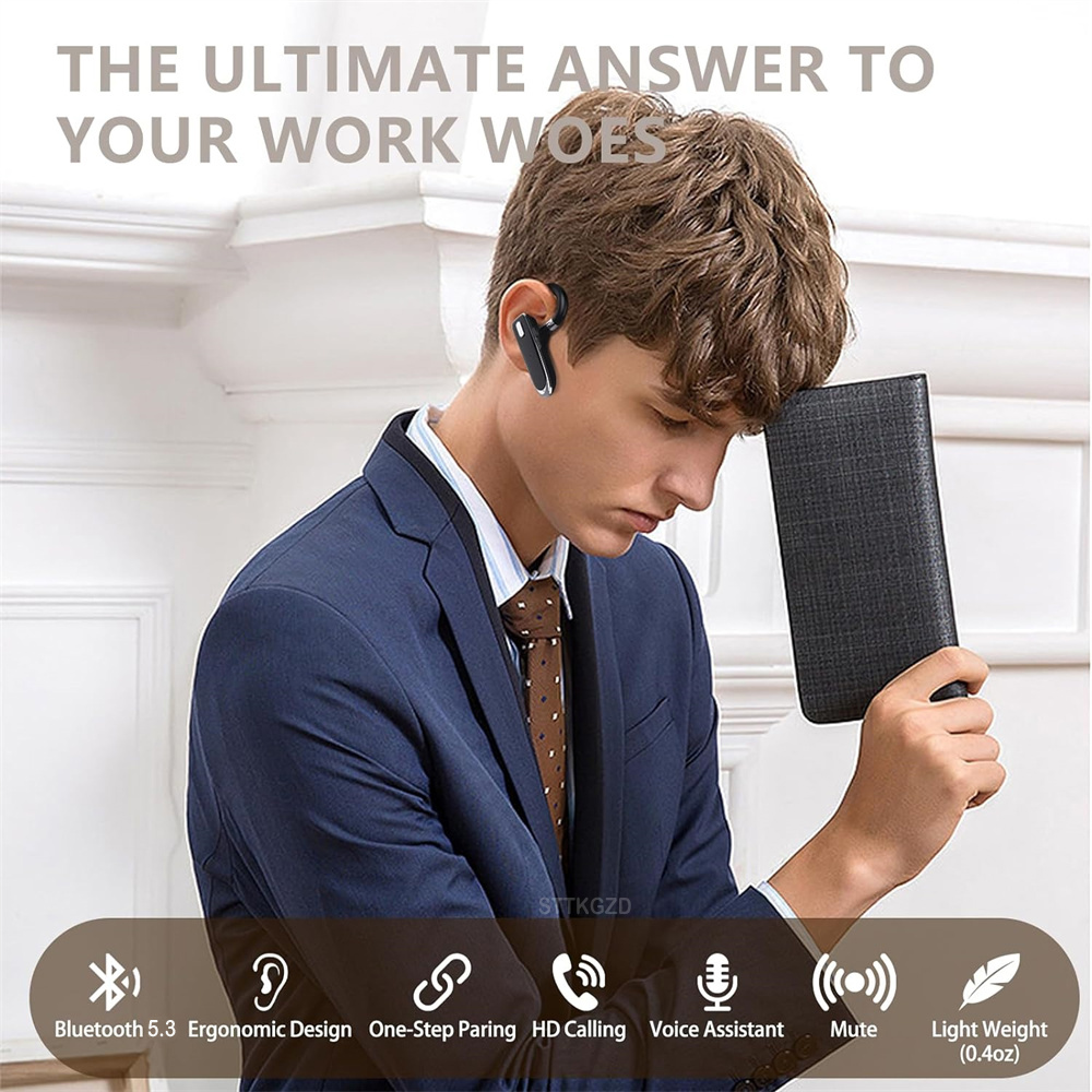 Fones de ouvido sem fio blueto - Bluetooth Headset On Ear avaliação e preço