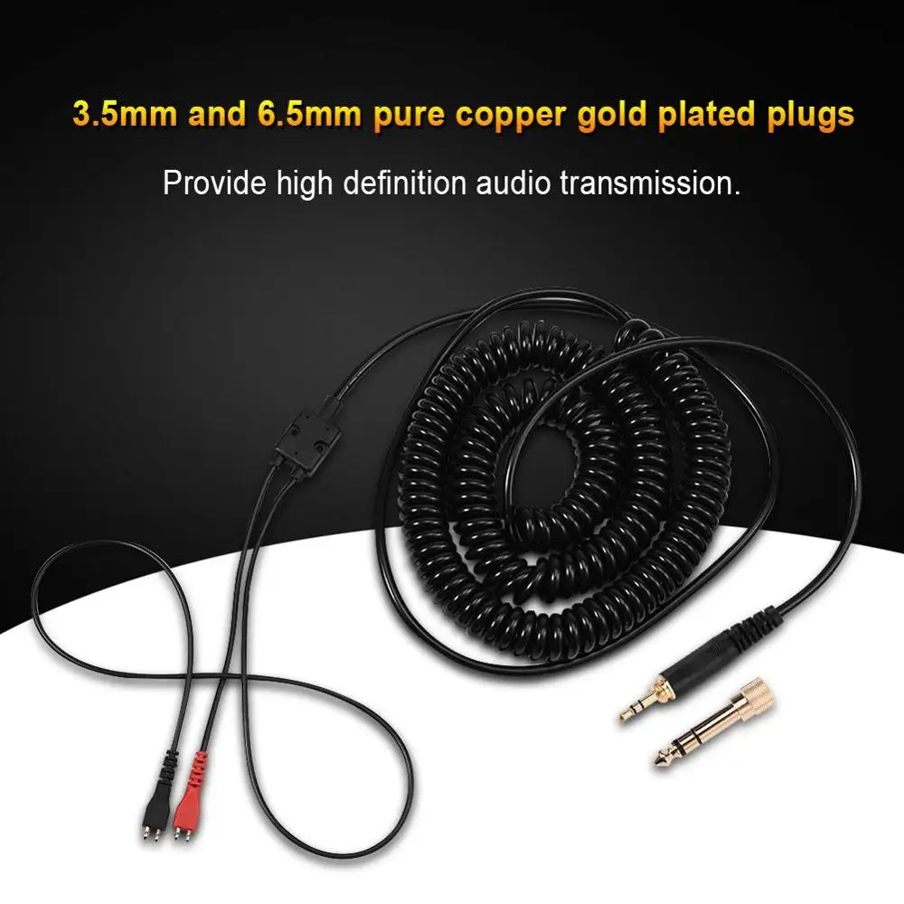 Cabo enrolado de mola de subst - Sennheiser Headphone Hd 25 avaliação e preço