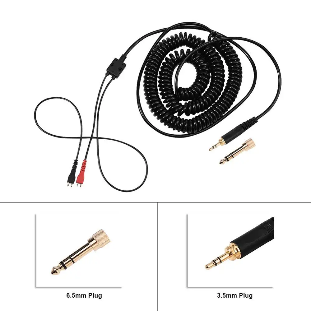 Cabo enrolado de mola de subst - Sennheiser Headphone Hd 25 avaliação e preço