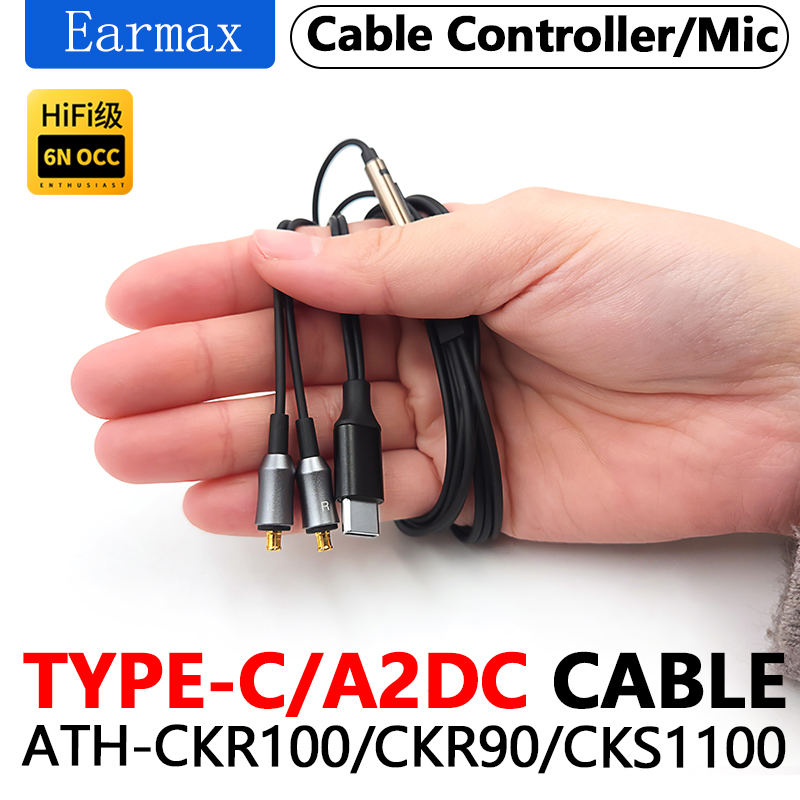 Para ATH-CKR100 ckr90is ckr100 - Usb C Earphone avaliação e preço