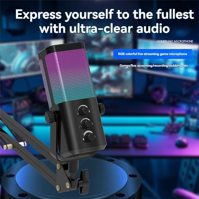 Microfone para jogos ABZZ-RGB  - Gaming Headset Rgb avaliação e preço